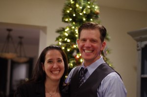 My wife and I at New Year's, celebrating 19 years as a couple