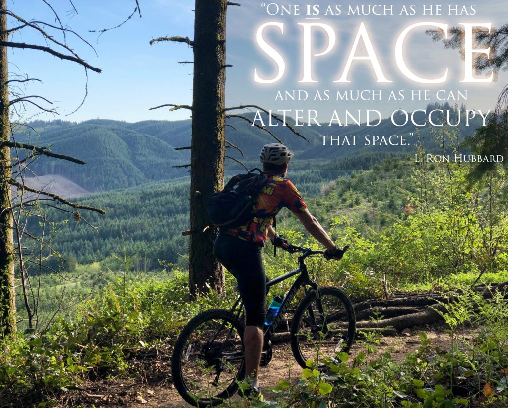 Quote by L. Ron Hubbard on Space, from Scientology 8-8008